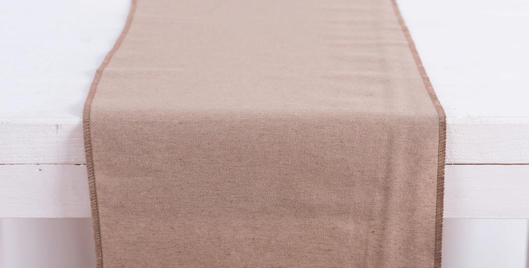 Ράννερ Βαμβακερό Μονόχρωμο Ύφασμα Βεραμάν 35x150εκ