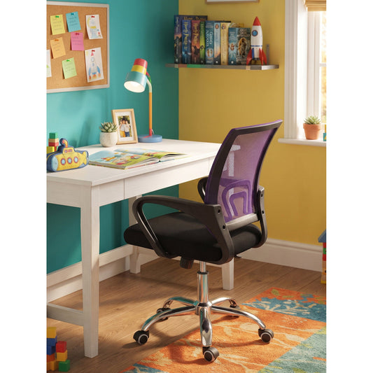Judy Office Chair with Recline Purple 46x46x86