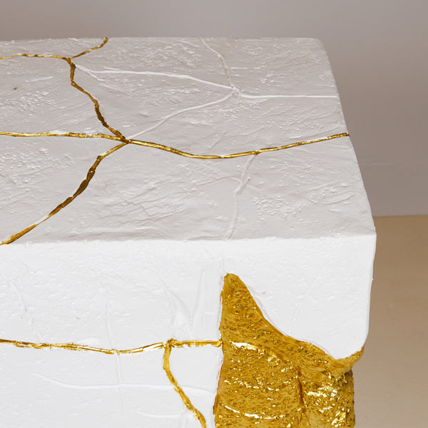 ΤΡΑΠΕΖΙ ΒΟΗΘΗΤΙΚΟ ΜΑΓΝΗΣΙΤΗΣ ΛΕΥΚΟ-ΧΡΥΣΟ 42x42x51.5