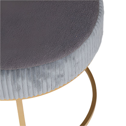 S/2 ΣΚΑΜΠΟ ΒΕΛΟΥΔΟ ΓΚΡΙ ΜΕΤΑΛΛΙΚΑ ΠΟΔΙΑ ΧΡΥΣΑ 60x60x44 40x40x33