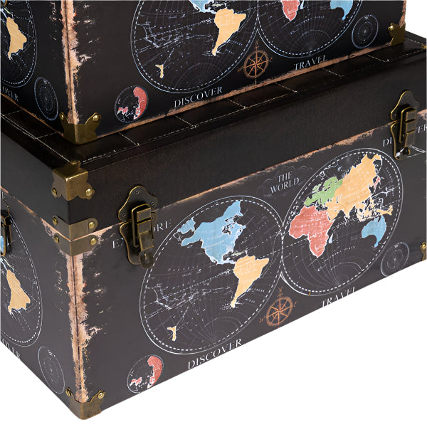 S/3 ΜΠΑΟΥΛΑ ΜΑΥΡΟ ΜΕ ΥΔΡΟΓΕΙΟΥΣ 56x34x31 48x29x25 40x24x20