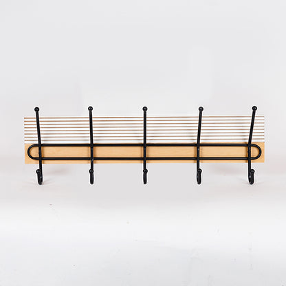 ΚΡΕΜΑΣΤΡΑ ΤΟΙΧΟΥ 5 ΘΕΣΕΩΝ ΜΕΤΑΛΛΟ-ΞΥΛΟ 60x9x20