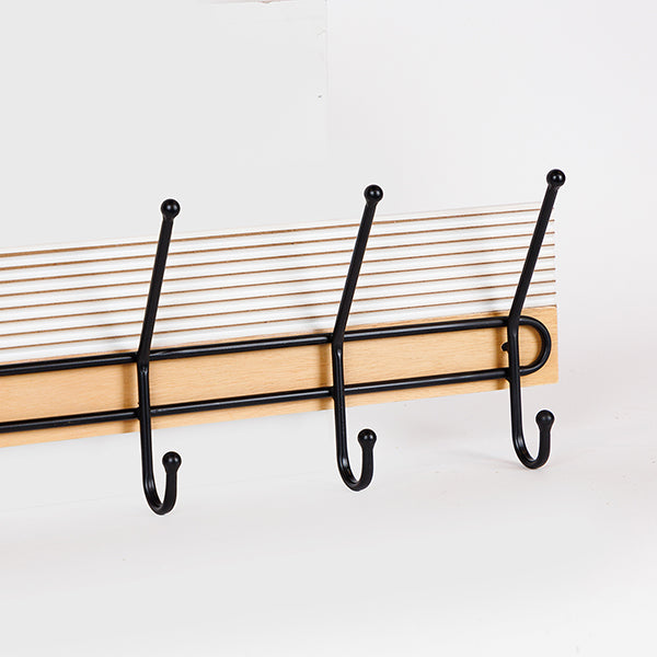 ΚΡΕΜΑΣΤΡΑ ΤΟΙΧΟΥ 5 ΘΕΣΕΩΝ ΜΕΤΑΛΛΟ-ΞΥΛΟ 60x9x20