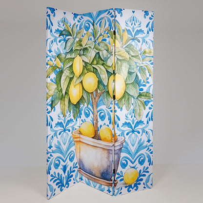 ΠΑΡΑΒΑΝ ΚΑΜΒΑΣ ΕΚΤΥΠΩΣΗ ΓΛΑΣΤΡΑ ΜΕ ΛΕΜΟΝΙΑ ΚΙΤΡΙΝΟ-ΠΡΑΣΙΝΟ-ΓΑΛΑΖΙΟ 120x2.5x180