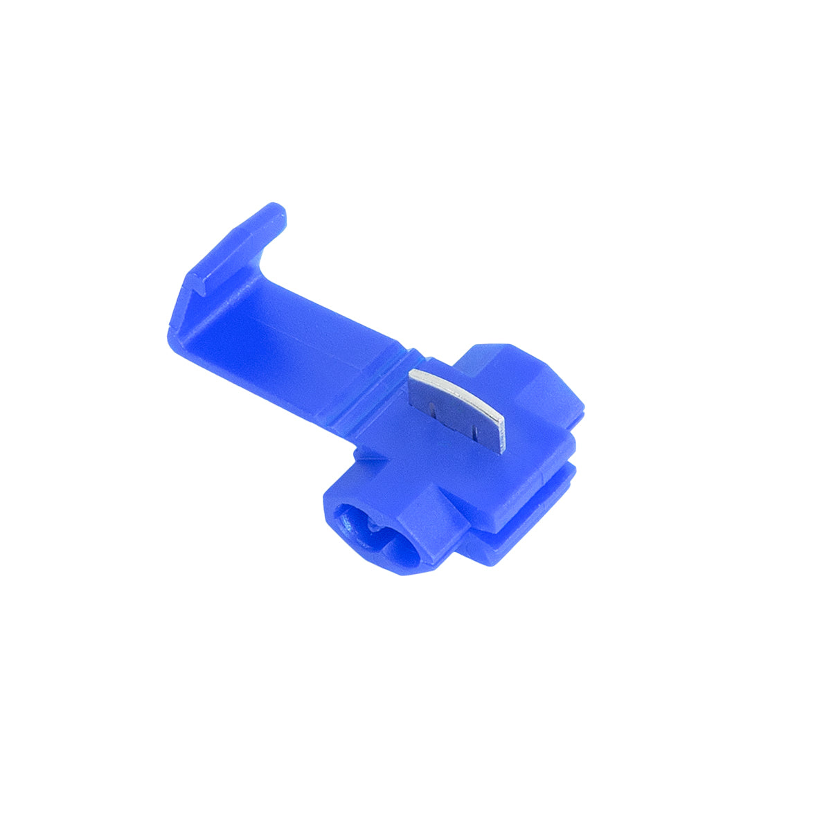 81648 Cable Terminal - Κλέφτης Ρέυματος από Καλώδιο Max 15A - Μπλε - Μ2 x Π3 x Υ1.5cm - Πακέτο 20 Τεμαχίων