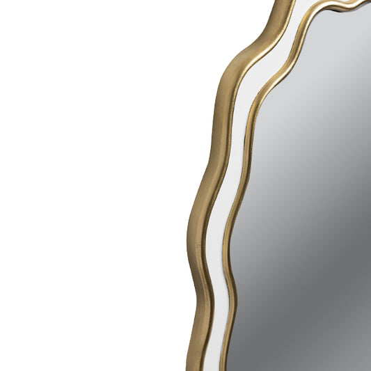 ΚΑΘΡΕΦΤΗΣ ΞΥΛΙΝΟΣ ΧΡΥΣΟΣ-ΛΕΥΚΟΣ 50x2.5x80