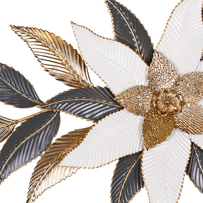 ΔΙΑΚΟΣΜΗΤΙΚΟ ΤΟΙΧΟΥ ΛΟΥΛΟΥΔΙ ΜΕΤΑΛΛΙΚΟ ΛΕΥΚΟ - ΓΚΡΙ - ΧΡΥΣΟ 133x6x66.5