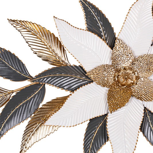 ΔΙΑΚΟΣΜΗΤΙΚΟ ΤΟΙΧΟΥ ΛΟΥΛΟΥΔΙ ΜΕΤΑΛΛΙΚΟ ΛΕΥΚΟ - ΓΚΡΙ - ΧΡΥΣΟ 133x6x66.5