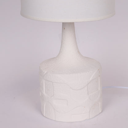 ΕΠΙΤΡΑΠΕΖΙΟ ΦΩΤΙΣΤΙΚΟ ΜΕ ΥΦΑΣΜΑΤΙΝΟ ΚΑΠΕΛΟ ΚΕΡΑΜΙΚΟ ΛΕΥΚΟ 26x54εκ