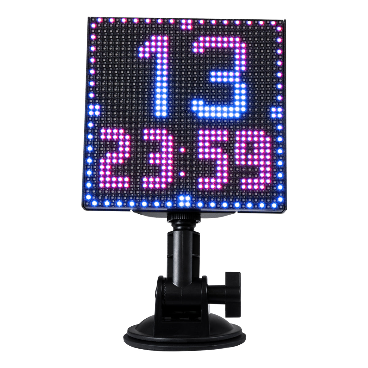 81501 LED Scrolling Display 32x32 Pixel - Κυλιόμενη Ψηφιακή Πινακίδα / Επιγραφή Μονής Όψης P10 LED SMD DC 12V USB - Λειτουργία μέσω Wi-Fi με Εφαρμογή APP - IP20 - Μ13.2 x Π4 x Υ25cm - Πολύχρωμο RGBW