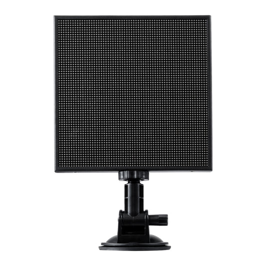 81502 LED Scrolling Display 64x64 Pixel - Κυλιόμενη Ψηφιακή Πινακίδα / Επιγραφή Μονής Όψης P10 LED SMD DC 12V USB - Λειτουργία μέσω Wi-Fi με Εφαρμογή APP - IP20 - Μ17.5 x Π4 x Υ30.5cm - Πολύχρωμο RGBW