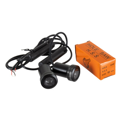 81611 LAND ROVER Ghost Car Brand Logo Projector - Προτζέκτορας Προβολής Μάρκας Αυτοκινήτου LED CREE XHP35 3W 240lm 120° DC 12V IP20 Ψυχρό Λευκό 6000K