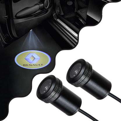 81622 RENAULT Ghost Car Brand Logo Projector - Προτζέκτορας Προβολής Μάρκας Αυτοκινήτου LED CREE XHP35 3W 240lm 120° DC 12V IP20 Ψυχρό Λευκό 6000K