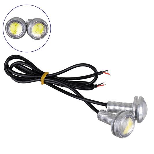 PLATELIGHT 81633 Φως Πινακίδας & DRL LED 3W/6W 270lm/540lm 120° DC 12V Αδιάβροχο IP65 Ψυχρό Λευκό 6000K - Μαύρο - Μ2.2 x Π3.3 x Υ2.2 / Q0.5