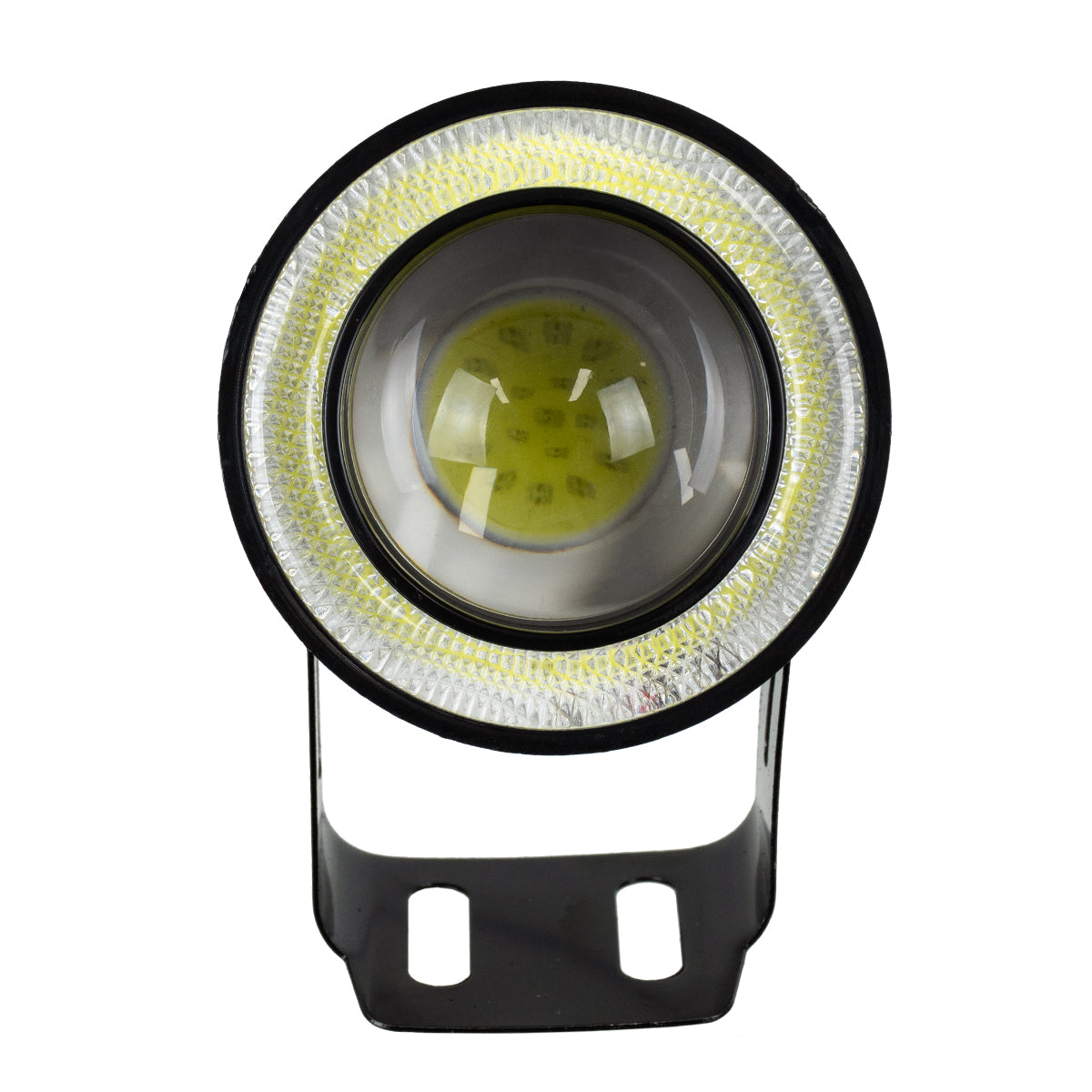 81634 Σετ Προβολάκια Ομίχλης Angel Eyes LED CREE COB 40W 6400lm 45° DC 12V Αδιάβροχα IP65 Ψυχρό Λευκό 6000K