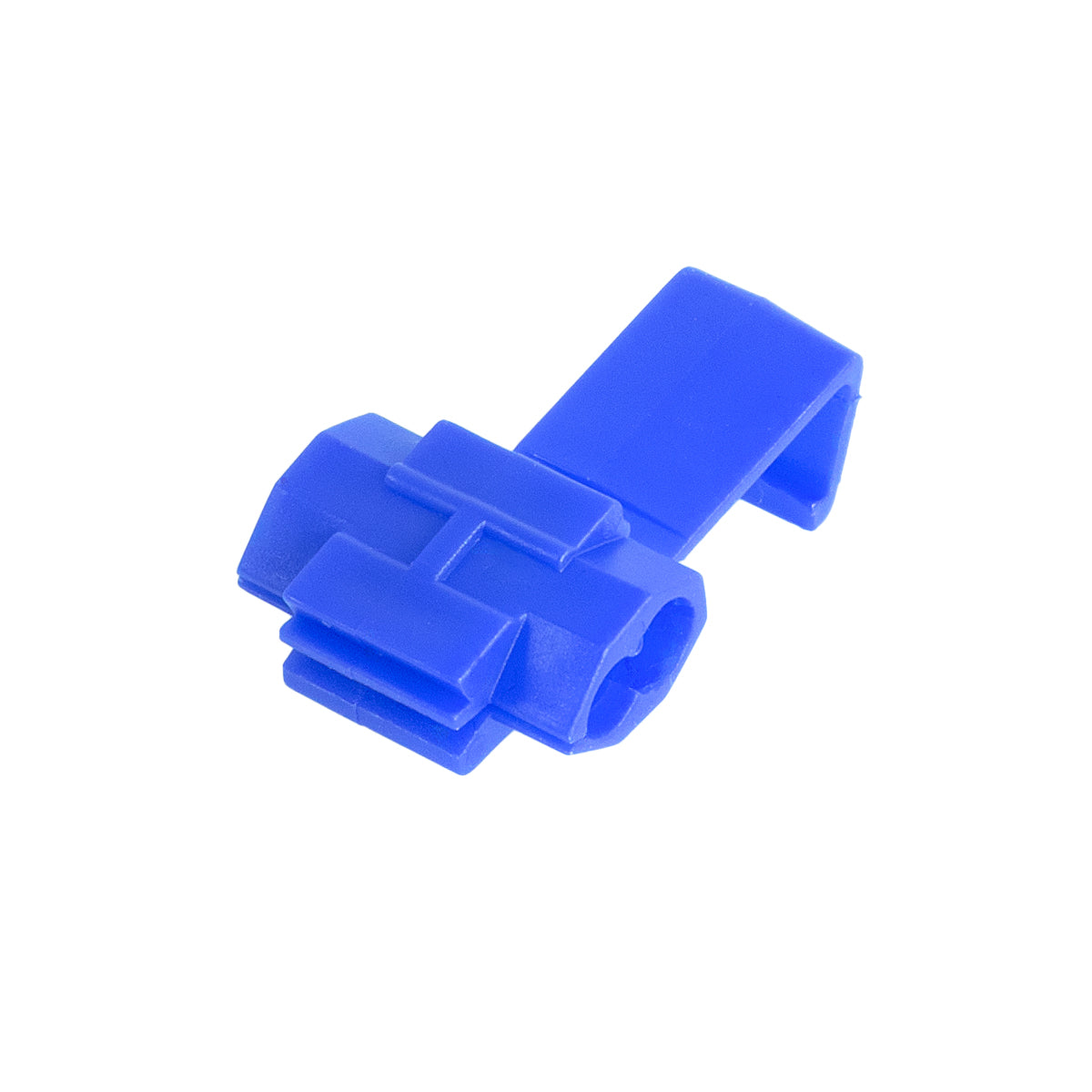 81648 Cable Terminal - Κλέφτης Ρέυματος από Καλώδιο Max 15A - Μπλε - Μ2 x Π3 x Υ1.5cm - Πακέτο 20 Τεμαχίων
