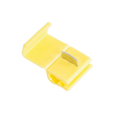 81649 Cable Terminal - Κλέφτης Ρέυματος από Καλώδιο Max 24A - Κίτρινο - Μ3.2 x Π2 x Υ1.8cm - Πακέτο 20 Τεμαχίων