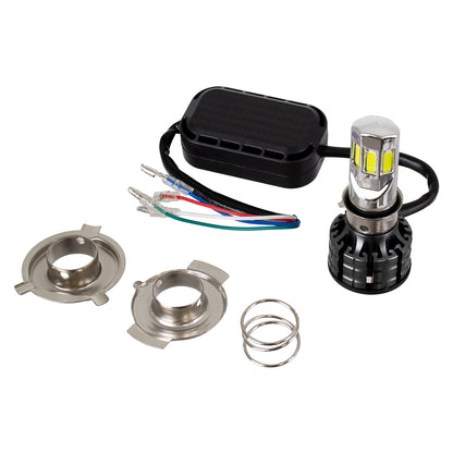 81661 H4/HS1 KIT Βασικού Φωτισμού Μοτοσυκλέτας 2nd Generation Can-Bus Series LED CREE CXB COB 60W 6000lm DC 8-80V Αδιάβροχο IP67 Ψυχρό Λευκό 8000K