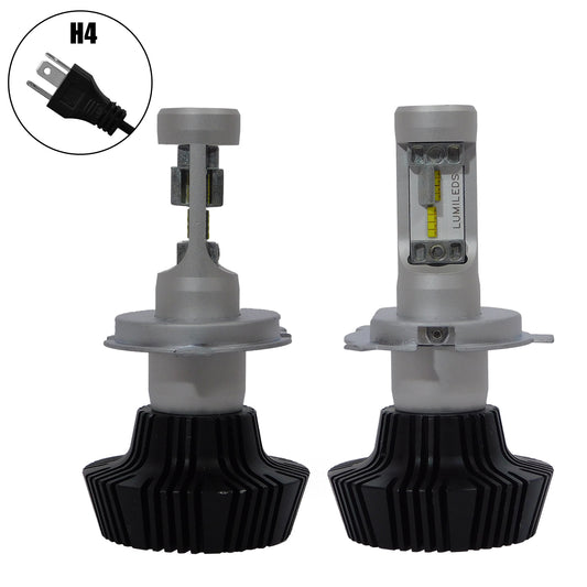 81663 H4 LED HID KIT Βασικού Φωτισμού 3rd Generation Can Bus Extreme Version Luxeon Zes Chip 100 Watt 16000 Lumens DC 12-24 Volt 6000K