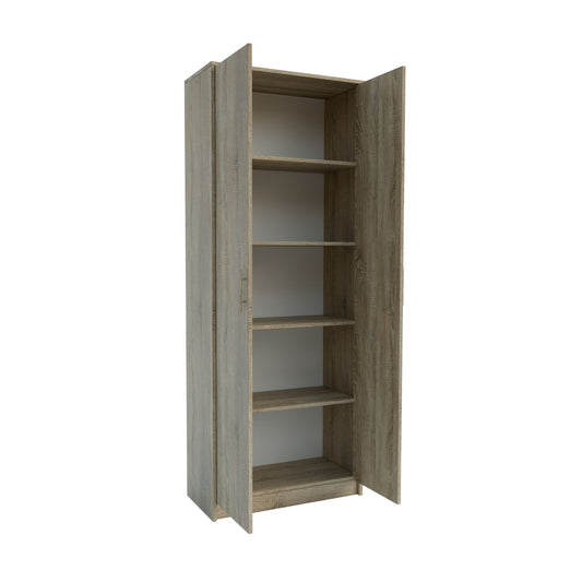 Ντουλάπα Milen με Ράφια Σονόμα 72.3x33.5x185.2