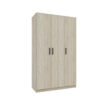 Ντουλάπα Τρίφυλλη Simple Σονόμα 120x52x205