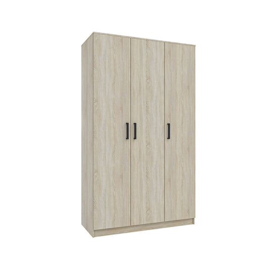 Ντουλάπα Τρίφυλλη Simple Σονόμα 120x52x205