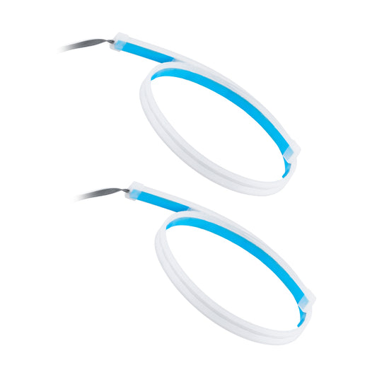 DRL 81730 Φώτα Ημέρας DRL & Φλας LED 12W/24W 1050lm/2100lm 200° DC 24-30V Αδιάβροχο IP65 Ψυχρό Λευκό 6000K & Πορτοκαλί - Μ60 x Π1.5 x Υ0.5