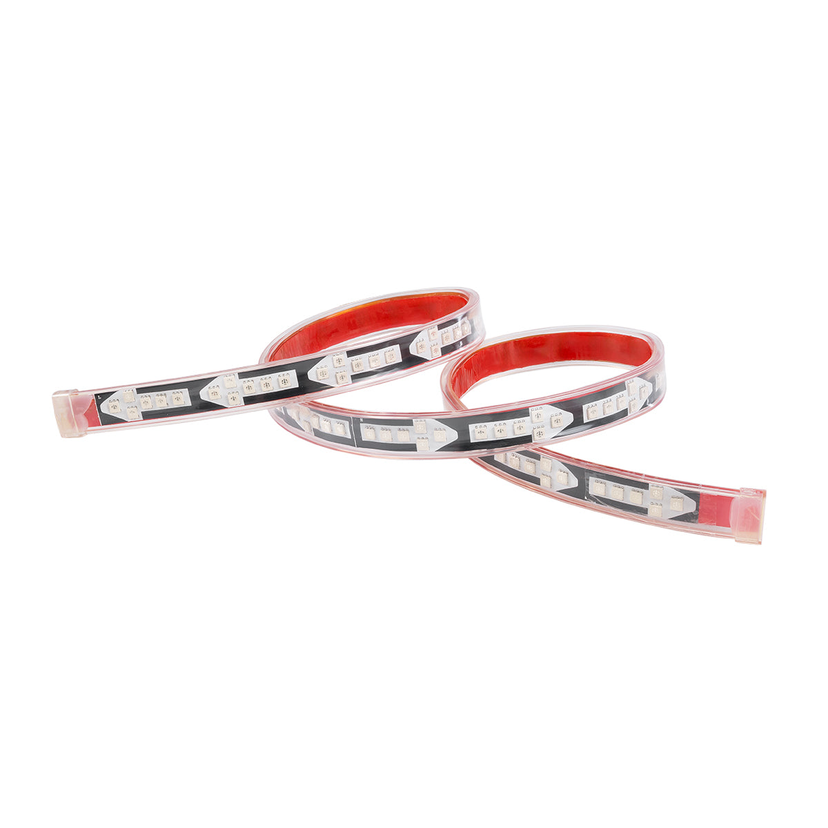 81732 Car Backlit LED Strip Εύκαμπτη Ταινία 100cm Σήμανσης DRL Αυτοκινήτου 5 Προγραμμάτα Φωτισμού LED SMD 5050 7.6W DC 9-30V Αδιάβροχη IP65 RGB