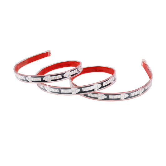81733 Car Backlit LED Strip Εύκαμπτη Ταινία 150cm Σήμανσης DRL Αυτοκινήτου 5 Προγραμμάτα Φωτισμού LED SMD 5050 10.5W DC 9-30V Αδιάβροχη IP65 RGB
