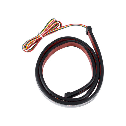 81735 Car Backlit LED Strip Εύκαμπτη Ταινία 150cm Σήμανσης DRL Αυτοκινήτου 3 Προγραμμάτα Φωτισμού LED SMD 5050 12W DC 9-30V Αδιάβροχη IP65 Πορτοκαλί - Κόκκινο