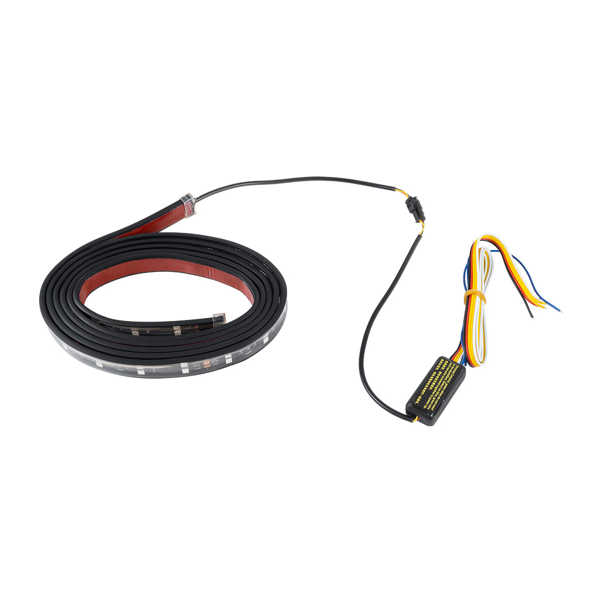81736 Car Backlit LED Strip Εύκαμπτη Ταινία 240cm Σήμανσης DRL Αυτοκινήτου με Ασύρματο Χειριστήριο IR LED SMD 5050 14W DC 9-30V Αδιάβροχη IP65 RGB