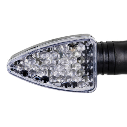 81751 ΣΕΤ 2 x Φλας Μοτοσυκλέτας Universal Triangle LED Diode 5W DC 12V Πορτοκαλί Αδιάβροχα IP65