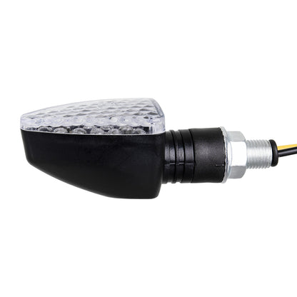 81751 ΣΕΤ 2 x Φλας Μοτοσυκλέτας Universal Triangle LED Diode 5W DC 12V Πορτοκαλί Αδιάβροχα IP65