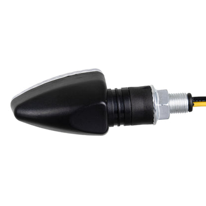 81751 ΣΕΤ 2 x Φλας Μοτοσυκλέτας Universal Triangle LED Diode 5W DC 12V Πορτοκαλί Αδιάβροχα IP65