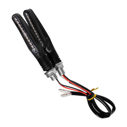 TURNLIGHT 81754 Φλας Μοτοσυκλέτας LED 2.5W/5W 150lm/300lm 120° DC 12V Αδιάβροχο IP65 Πορτοκαλί - Μ14 x Π2.3 x Υ1.9 - Πακέτο 2 Τεμαχίων