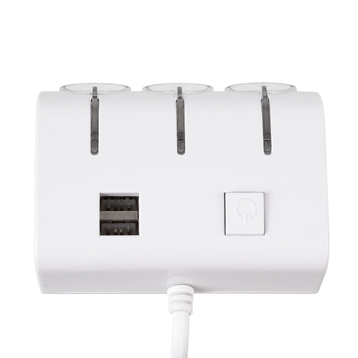 81807 Πολύπριζο - Φορτιστής Αυτοκινήτου 2 x USB 3.1A & 3 x Θύρες Αναπτήρα Αυτοκινήτου DC 12-24V Max 60W Μαύρο Λευκό