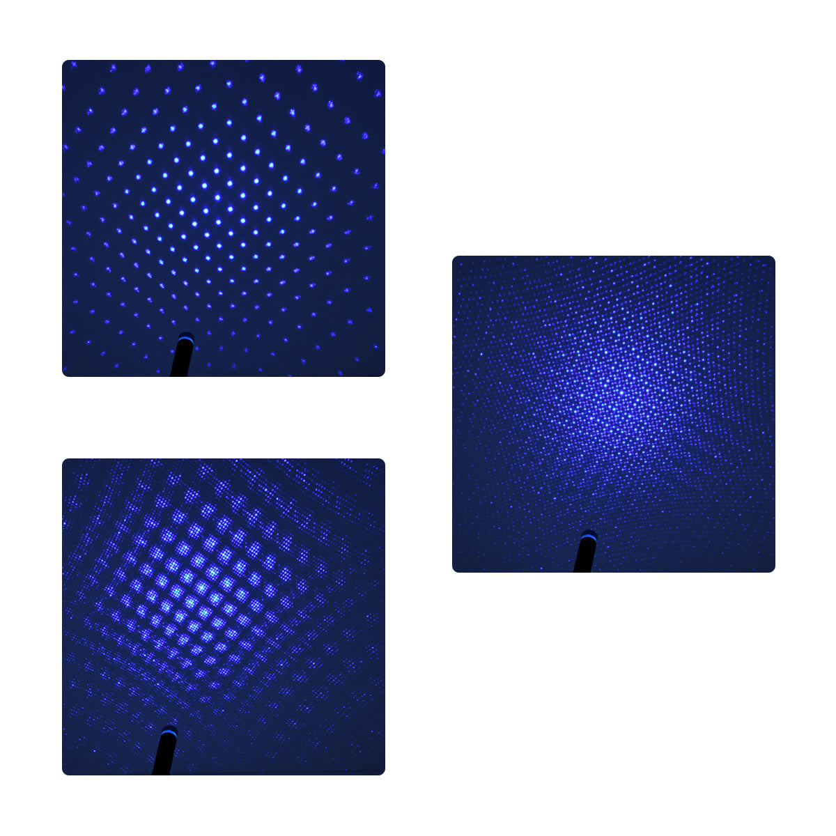 81845 Διακοσμητικό Φωτιστικό Ειδικών Φωτορυθμικών Εφέ PARTY Disco LASER DC 5V με Καλώδιο Τροφοδοσίας USB Μπλέ IP20 Μ1.4 x Π1.4 x Υ27cm