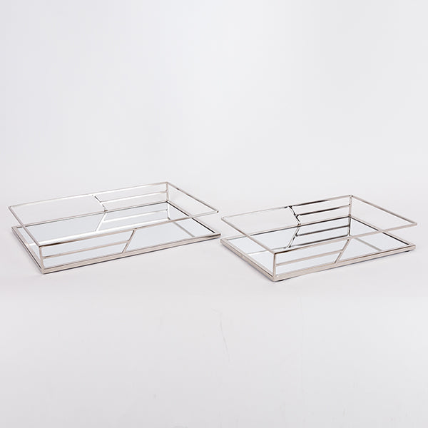 S/2 ΔΙΣΚΟΣ ΜΕΤΑΛΛΙΚΟΣ ΜΕ ΚΑΘΡΕΦΤΗ ΑΣΗΜΙ 35x25x5/31x21x5