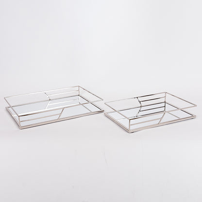 S/2 ΔΙΣΚΟΣ ΜΕΤΑΛΛΙΚΟΣ ΜΕ ΚΑΘΡΕΦΤΗ ΑΣΗΜΙ 35x25x5/31x21x5