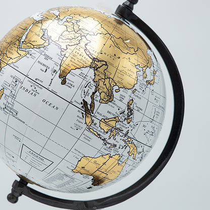 ΥΔΡΟΓΕΙΟΣ ΜΕΤΑΛΛΙΚΗ ΛΕΥΚΗ - ΧΡΥΣΗ - ΚΑΦΕ 20x41εκ