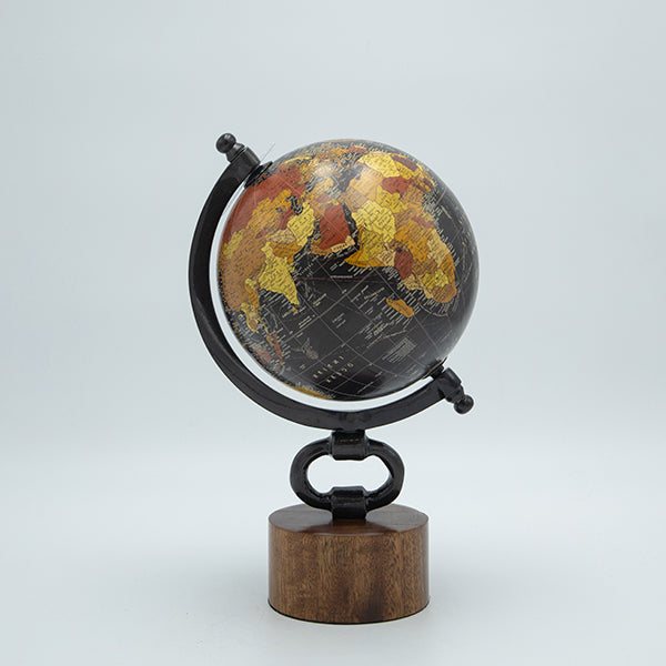 ΥΔΡΟΓΕΙΟΣ ΜΕΤΑΛΛΙΚΗ ΜΑΥΡΟ-ΚΑΦΕ 15x28εκ