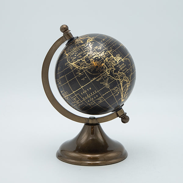 ΥΔΡΟΓΕΙΟΣ ΜΕΤΑΛΛΙΚΗ ΜΑΥΡΗ - ΧΡΥΣΗ 15εκ