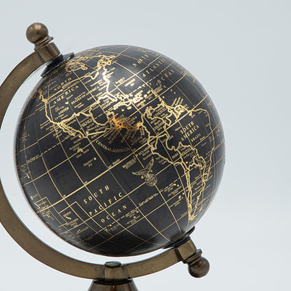 ΥΔΡΟΓΕΙΟΣ ΜΕΤΑΛΛΙΚΗ ΜΑΥΡΗ - ΧΡΥΣΗ 15εκ