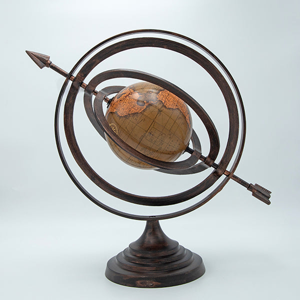 ΥΔΡΟΓΕΙΟΣ ΜΕΤΑΛΛΙΚΗ ΧΡΥΣΗ ΑΝΤΙΚΕ - ΜΑΥΡΗ - ΚΑΦΕ 46εκ