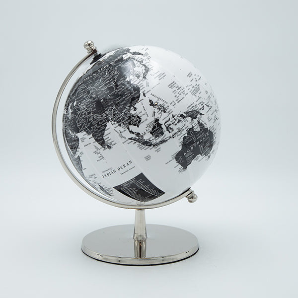 ΥΔΡΟΓΕΙΟΣ ΜΕΤΑΛΛΙΚΗ ΑΣΗΜΙ-ΛΕΥΚΗ-ΜΑΥΡΗ 20εκ