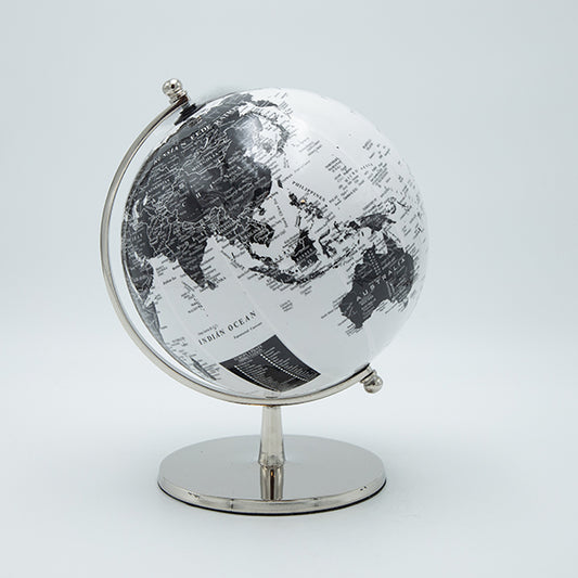 ΥΔΡΟΓΕΙΟΣ ΜΕΤΑΛΛΙΚΗ ΑΣΗΜΙ-ΛΕΥΚΗ-ΜΑΥΡΗ 20εκ