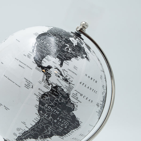 ΥΔΡΟΓΕΙΟΣ ΜΕΤΑΛΛΙΚΗ ΑΣΗΜΙ-ΛΕΥΚΗ-ΜΑΥΡΗ 20εκ