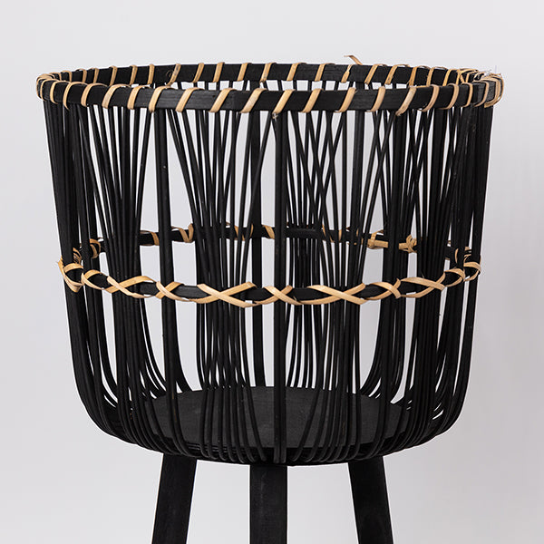 S/3 ΚΑΛΑΘΙΑ ΨΑΘΙΝΑ ΜΑΥΡΟ 37x37x66 32x32x58 27x27x48