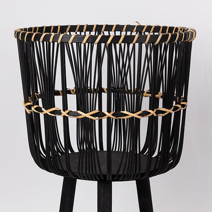 S/3 ΚΑΛΑΘΙΑ ΨΑΘΙΝΑ ΜΑΥΡΟ 37x37x66 32x32x58 27x27x48