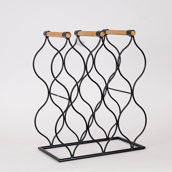 ΜΠΟΥΚΑΛΟΘΗΚΗ ΕΠΙΤΡΑΠΕΖΙΑ ΜΕΤΑΛΛΙΚΗ ΜΑΥΡΟ-ΦΥΣΙΚΟ 34x19.5x40.5